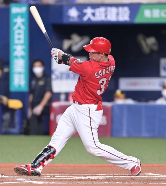 カープ坂倉林晃汰の2者連続ホームラン