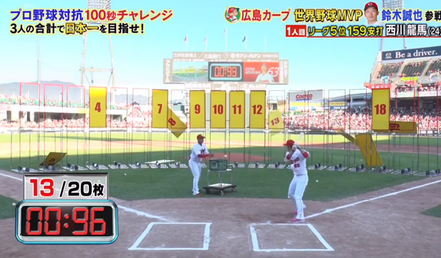 炎の体育会TVカープ100秒チャレンジ2019_23