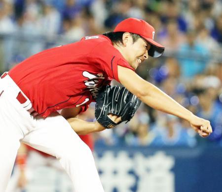 大瀬良今季初勝利