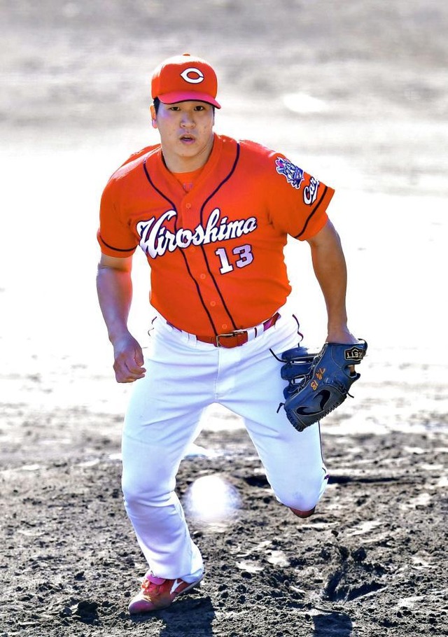 カープ矢崎、背番号13剥奪も「自分に対していい未来」