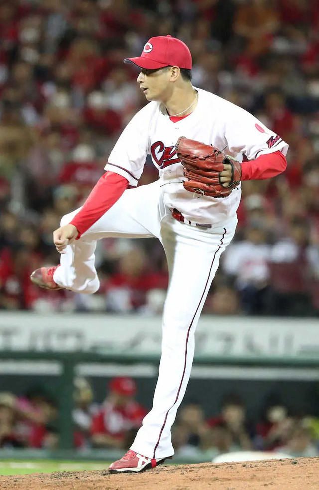 カープ島内、球団フランスア以来4年ぶり60登板達成！トップ40HPで初のタイトルも視野