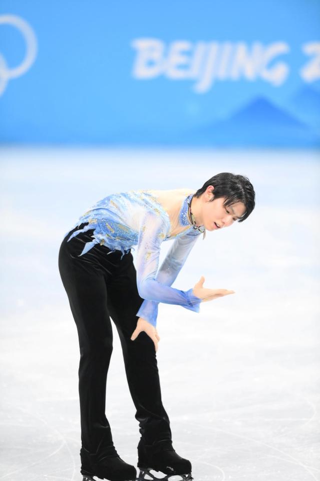 羽生結弦4回転半に挑むも転倒。4位でメダル逃す