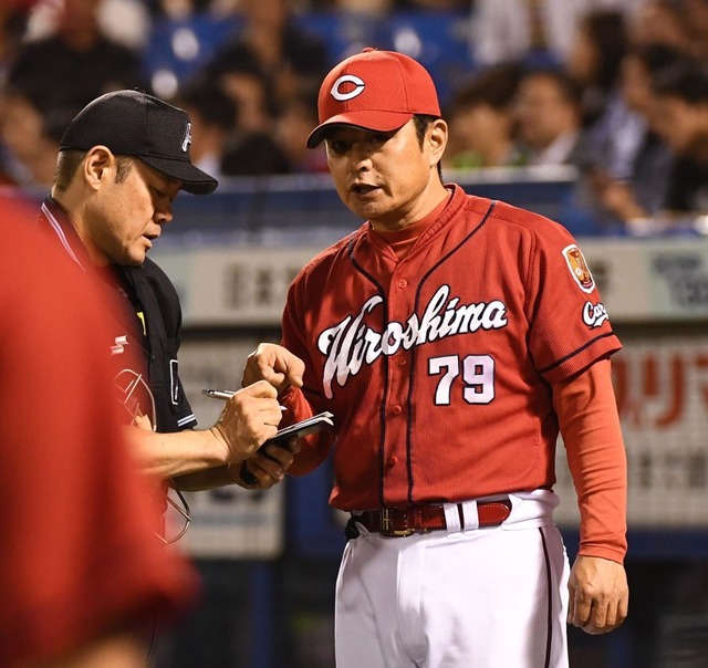 カープ緒方監督談話_全員で戦っていく