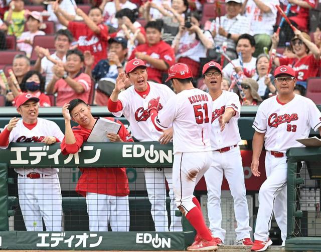 カープ7連勝！秋山先制打！松山決勝犠飛！矢野ダメ押し打！小園2安打3出塁！大瀬良7回1失点！島内三凡斬り！栗林締めで貯金11【広島3-1中日/試合結果】