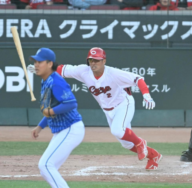 【CSの鬼】カープ田中広輔がDe上茶谷から決勝タイムリー！新井監督の代打策が冴えわたる！！