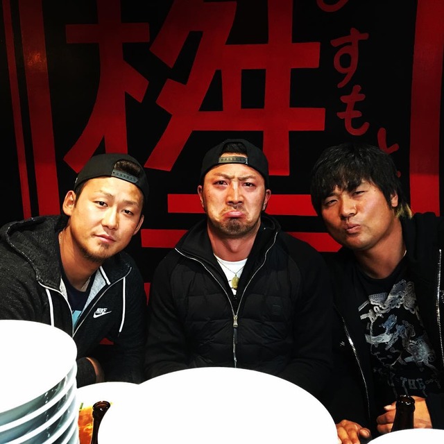 菊池涼介_平田良介_中田翔_誕生日ケーキ_03