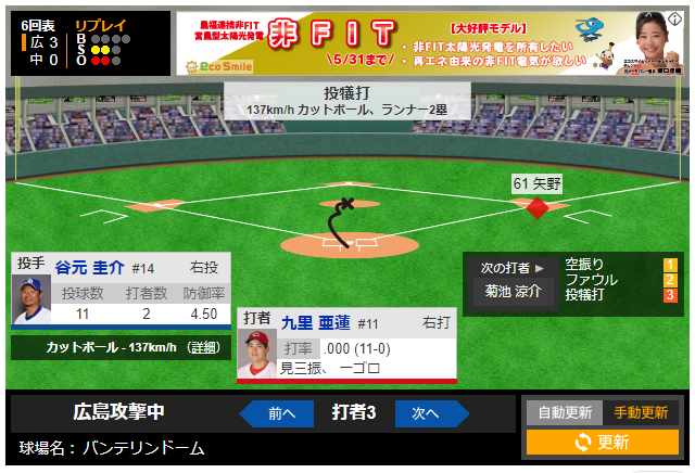 九里亜蓮_バント1