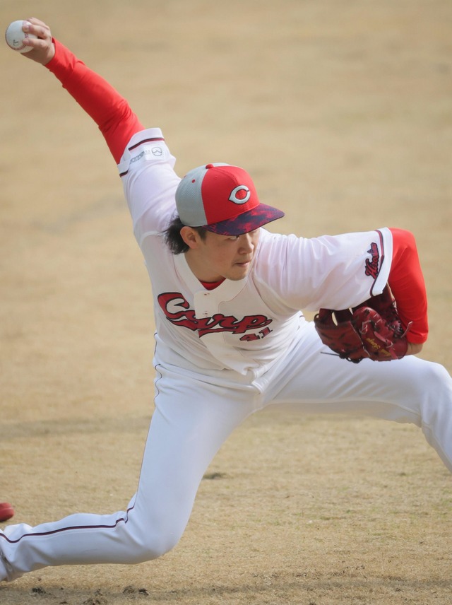 カープ鈴木健矢の『赤いビジターユニ』想像の1.5倍イケメン