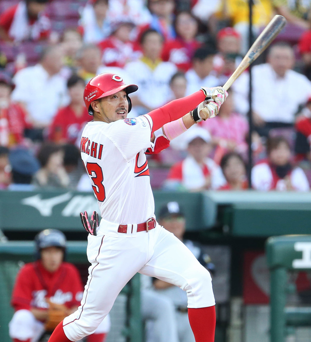 菊池涼介11号ホームラン