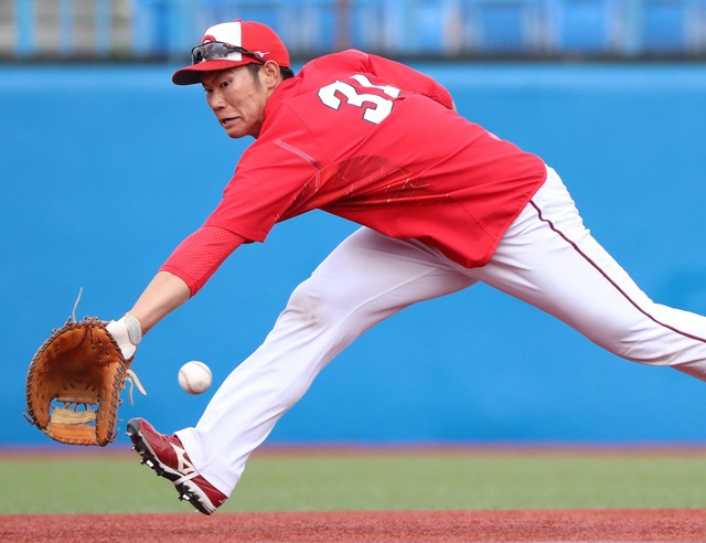 カープ坂倉のファースト好プレーを達川が絶賛