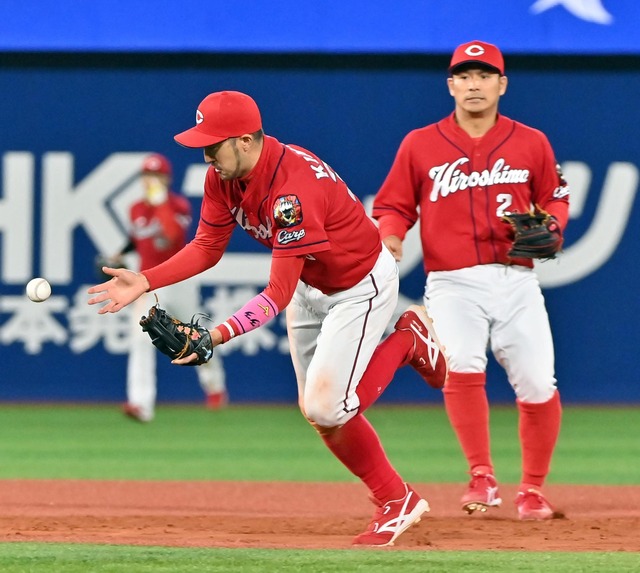 カープ菊池涼介、連続無失策569試合で止まる