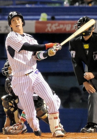 ヤクルト山田　史上２人目の３打席連発_01