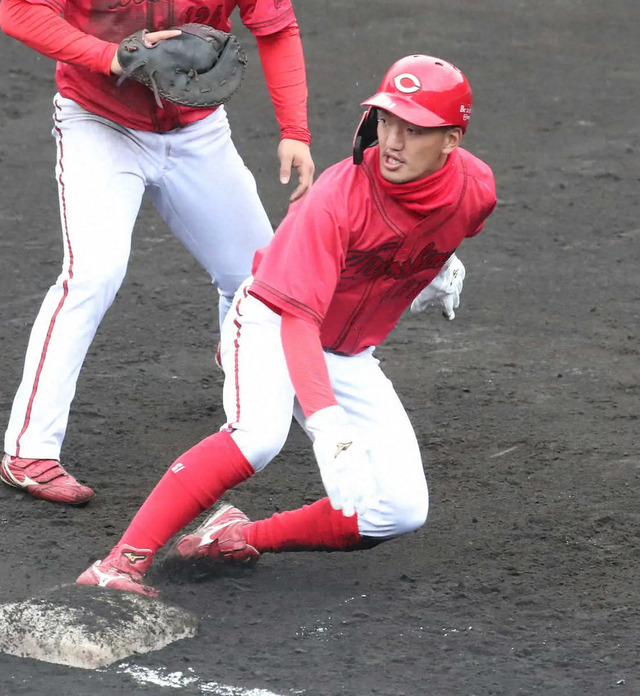 カープ矢野三盗