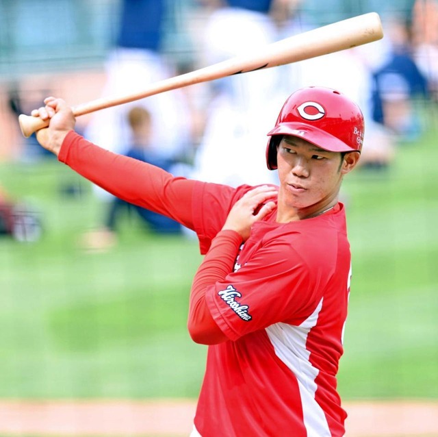 カープ坂倉将吾『隠れ首位打者』今日4打席で1位浮上