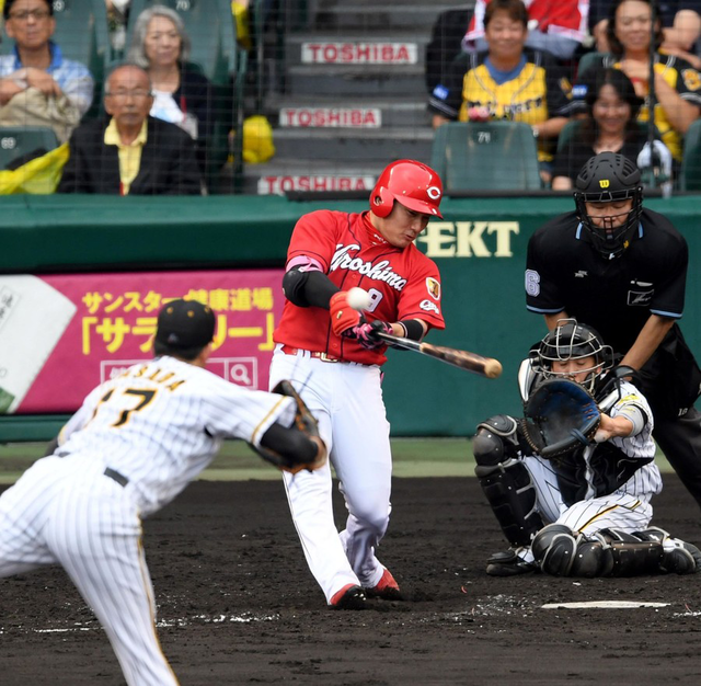 丸佳浩11号ソロホームラン