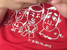 チームマエケンTシャツ_マエケン画伯