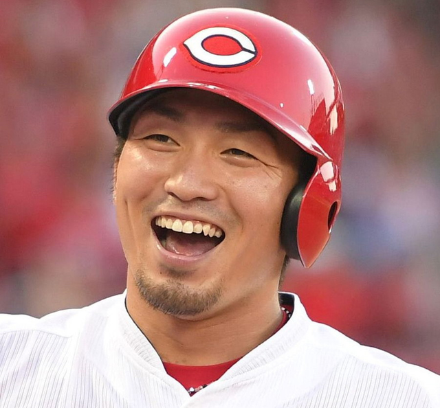 カープ鈴木誠也背番号1変更