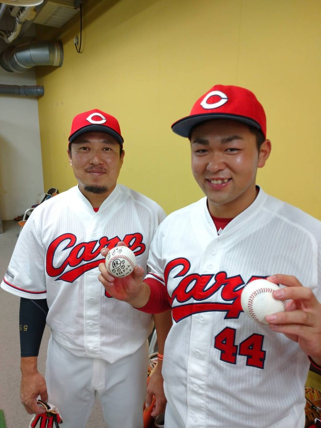 林晃汰と松山竜平