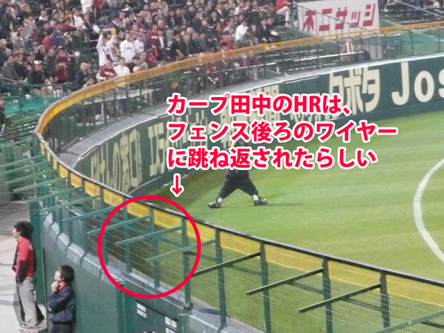 カープ田中幻のHR