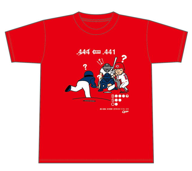 鈴木誠也幻の四球Tシャツ