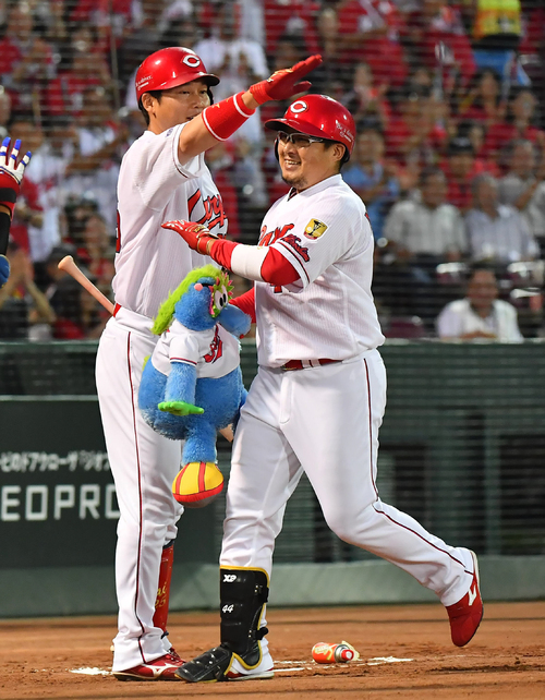 松山竜平13号ホームラン