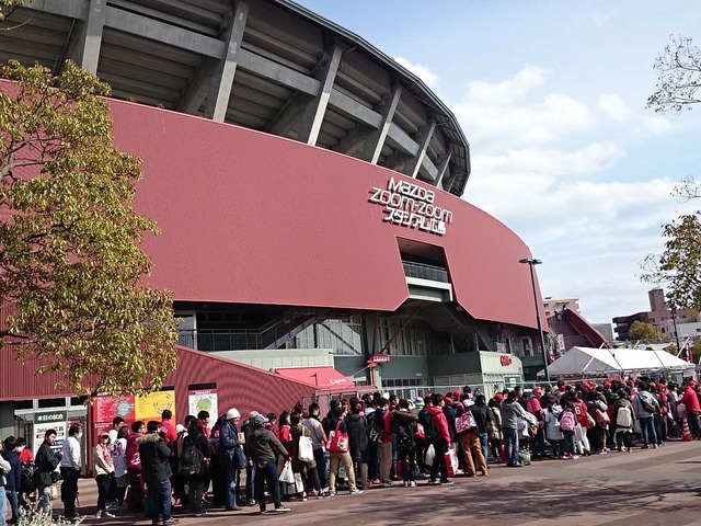 2016年開幕戦マツダスタジアム