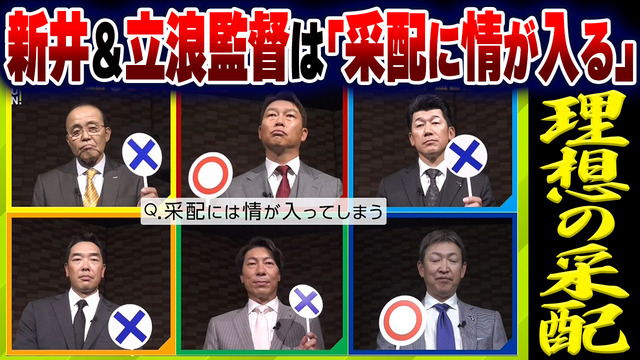 新井監督＆立浪監督は采配に情が入るセリーグ監督座談会2024