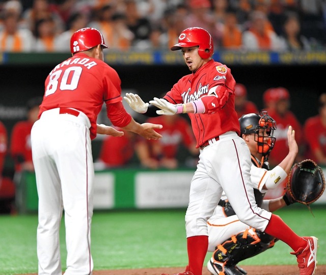 菊池涼介菅野から11号ソロホームラン