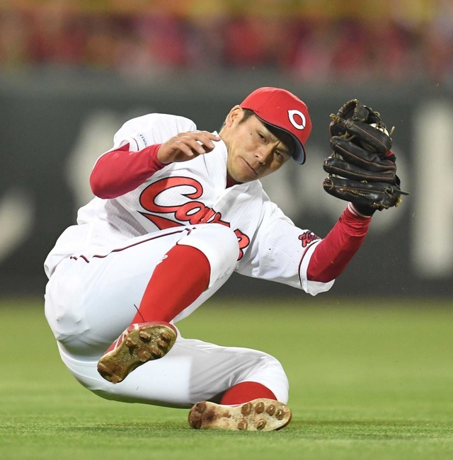 カープ田中広輔(FA権取得)は手術した膝の調子がよくなり来年活躍する