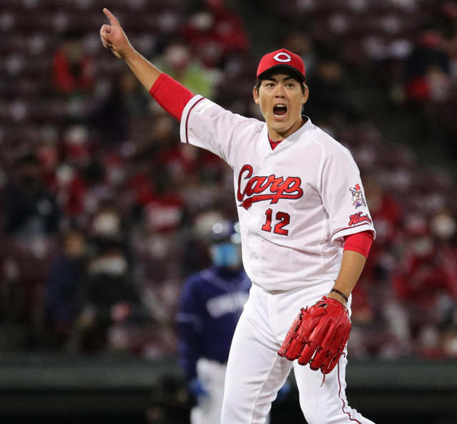 カープ九里最終戦で9回3失点129球の力投