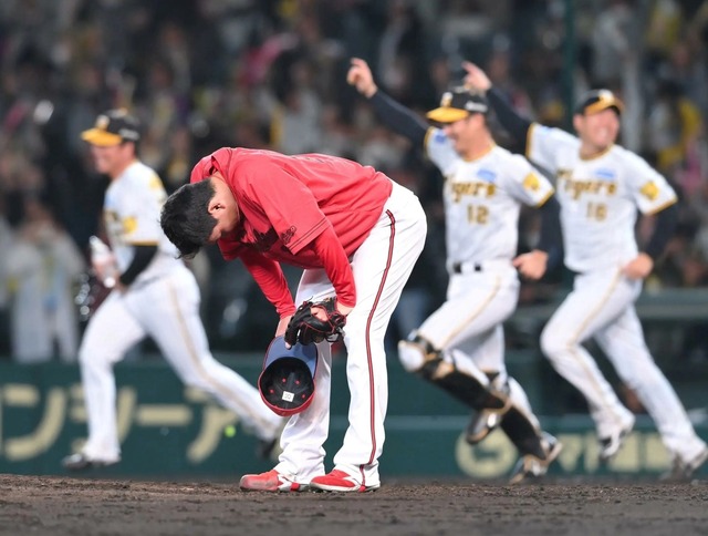 カープ栗林、いつものフォークじゃない「落ちが悪いのか、早いのか…修正できなかった」