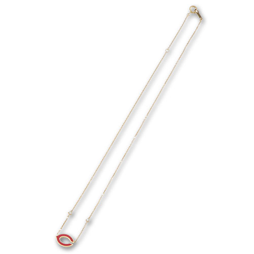 カープ×4℃ シルバーネックレス(Cマーク) (1)