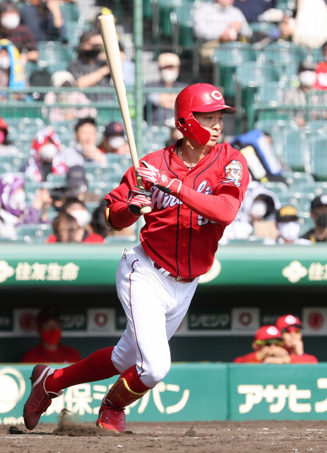 カープ大盛オープン戦1号ホームラン
