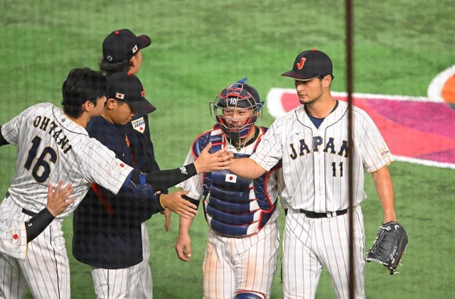 侍J準決勝進出！岡本3ランを含む5打点！吉田ソロ！村上2安打1打点！大谷4.2回2失点！ダル2回1失点！盤石リレーで快勝！【日本9-3イタリア/WBC試合結果】