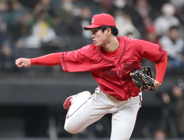 カープ斉藤優汰『156キロ』最速更新！北海道凱旋で剛速球連発