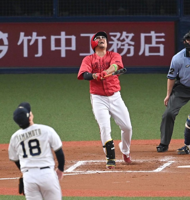 カープ"屈辱"オリックス戦13連敗…大瀬良7回2失点熱投も中崎2失点。山本対策に左打線もわずか2安打。打線沈黙で完封負け【広島0-4オリックス/交流戦試合結果】