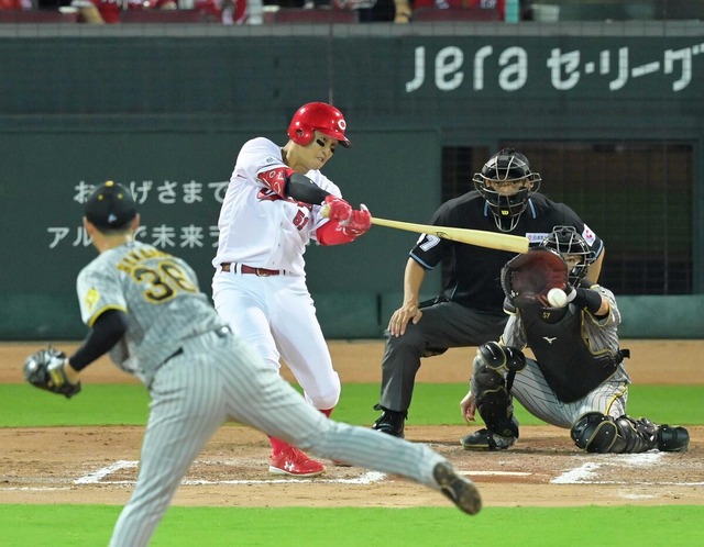 カープ小園止まらん！今季5度目の猛打賞！直近3試合は圧巻の打率.615