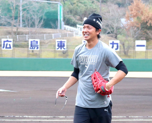 長野久義先乗り日南キャンプ