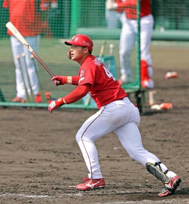 カープ林晃汰2打席連続ホームラン