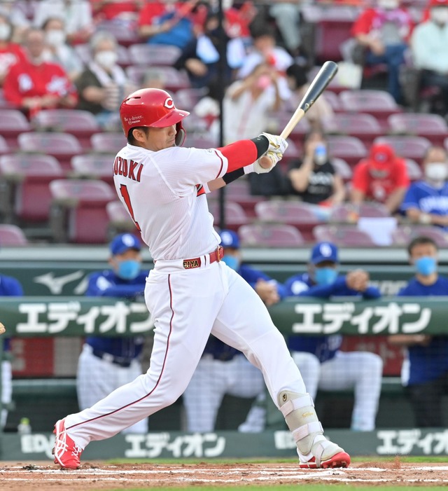カープ鈴木誠也、走者一掃の逆転タイムリー2塁打で3打点