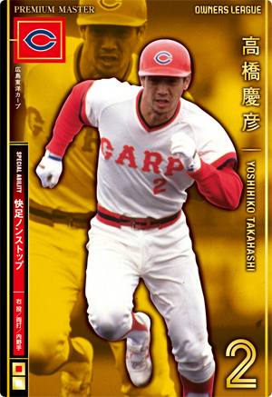 高橋慶彦カード