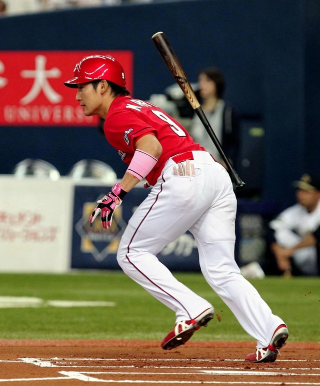 広島オリックスオープン戦_丸4打点