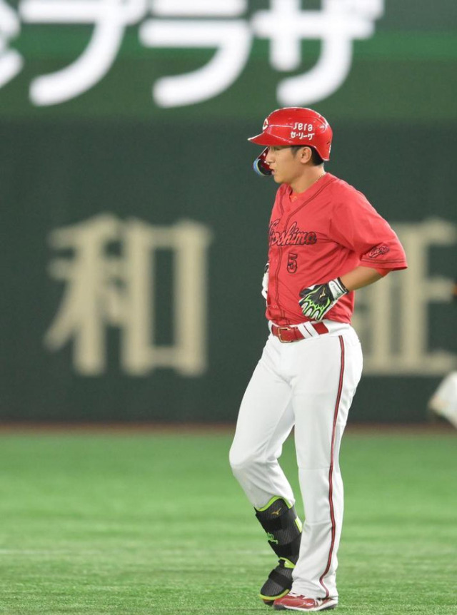 カープ西川龍馬“右脇腹”負傷「阪神戦からずっと誤魔化してやっていた」【緊急事態】