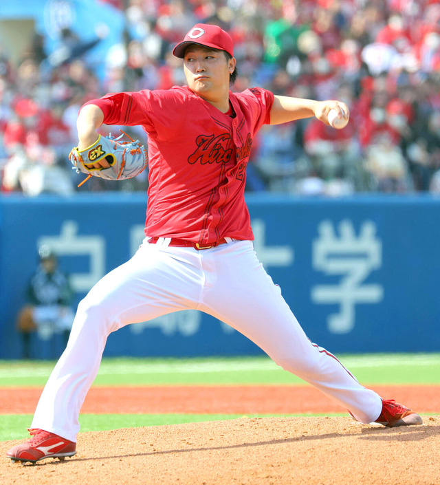 カープ床田6回0封!マク初盗塁