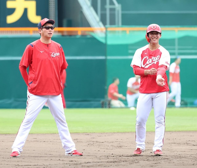 カープ中村貴浩、プロ初安打またお預け。新井監督「打席での雰囲気はある」