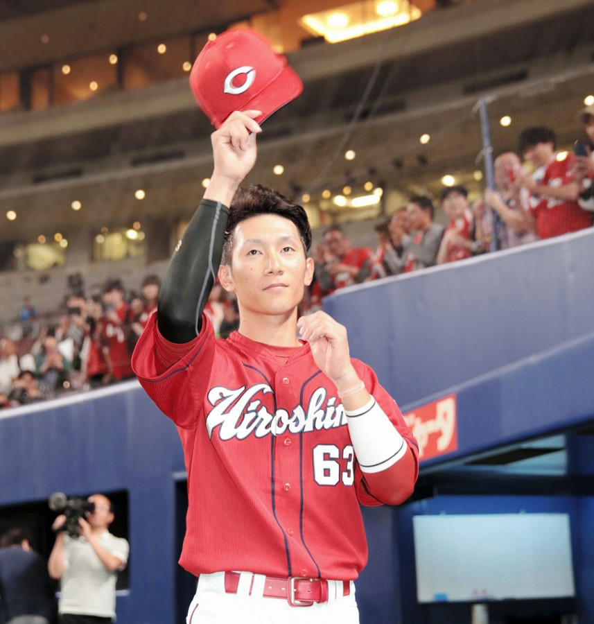 広島東洋カープまとめブログ | かーぷぶーんカープ3試合連続延長戦も西川決勝3点タイムリーで4連勝!磯村追撃ソロ!代打松山同点打!安部ダメ押し2ラン!菊池保則の移籍後初勝利で5割復帰!【広島7-2中日/試合結果】コメントコメントする