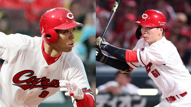 カープのセンター争い『大盛.375 OPS.787』『秋山.375 OPS1.375』