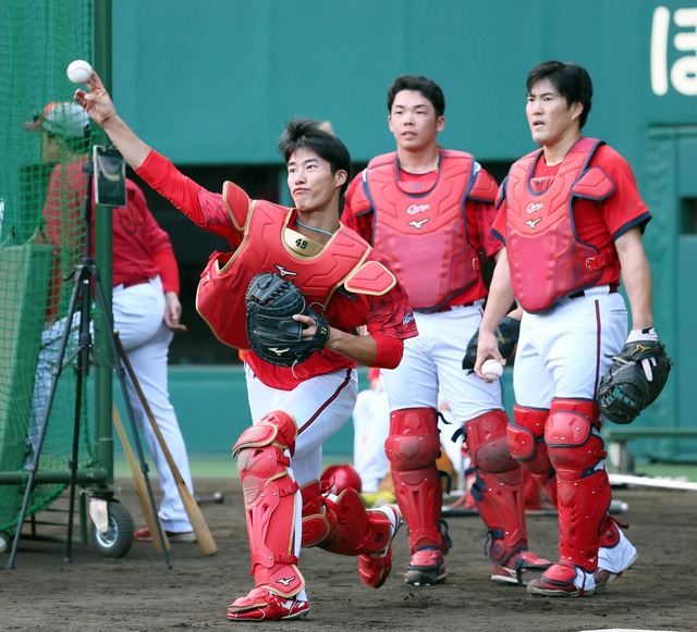 カープ二俣、捕手再挑戦「できたら『面白い選手になるな』とは考えていた」