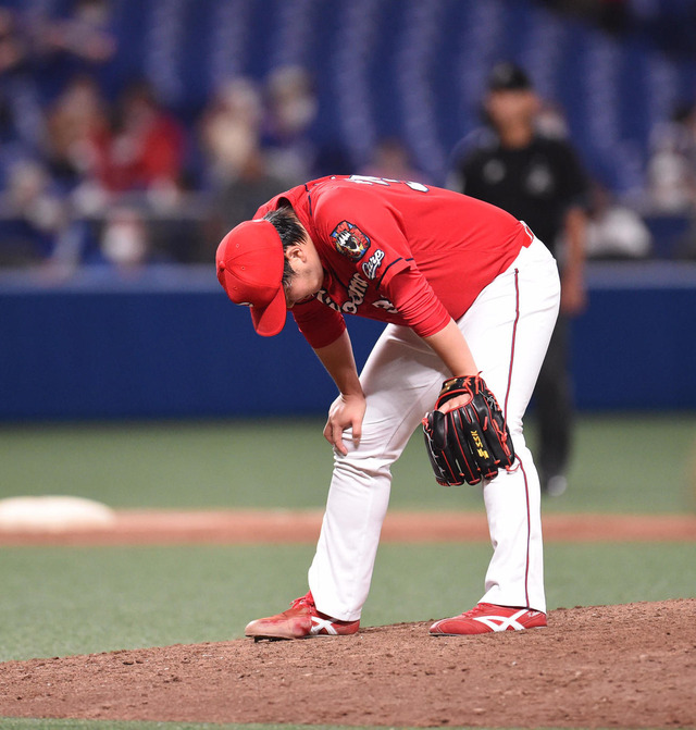 カープ栗林温存でサヨナラ負け菊池保則押し出し