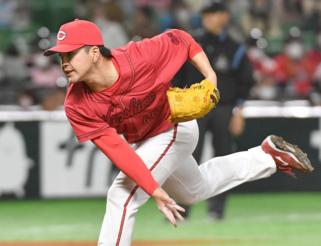 カープドラ5河野が中継ぎ争い参戦！ドラ3益田は最速タイ153キロ計測